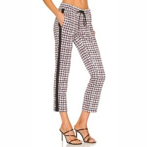 Pam & Gela Tweed Houndstooth Print Pants - Size Large